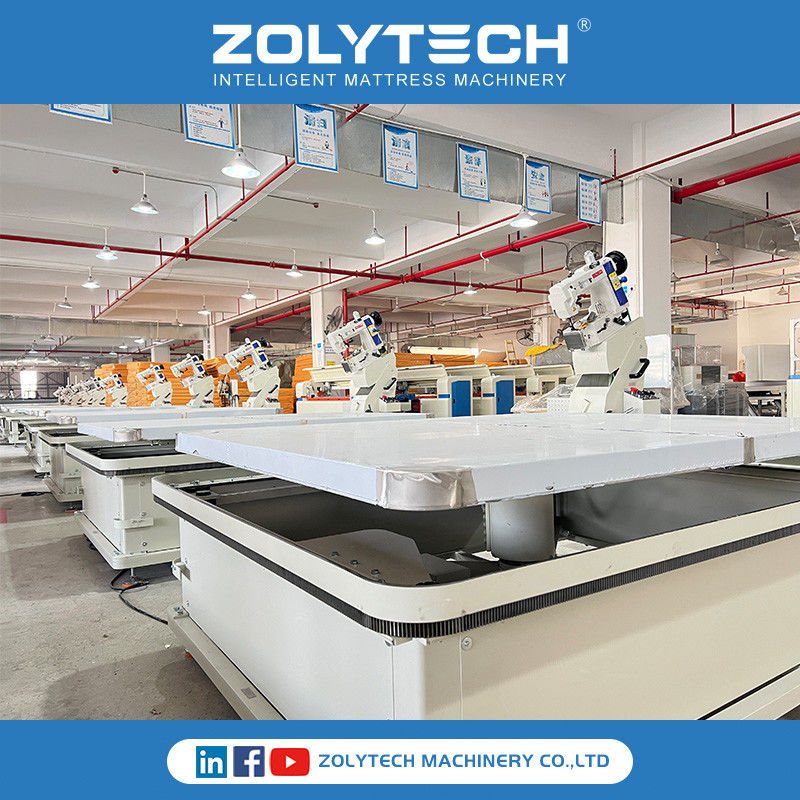 Mattress Edge Sewing Machine China ZOLYTECH Mattress Tape Edge Machine