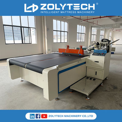 دستگاه لبه نوار تشک دوخت زنجیره ای 3KW پشتیبانی آنلاین 24 ساعته