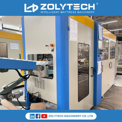 خط تولید فنر جیبی OEM 380V/220V دستگاه سیم پیچ فنری جیبی سیستم کار غیر شاتل