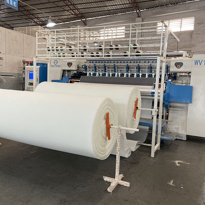 WV12 1200rpm چند سوزن ماشین Quilting زنجیر بخیه برای Quilts ZOLYTECH تشک ماشین آلات