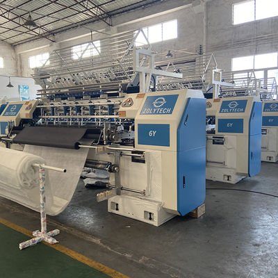 4.5KW X - Axis Movement 304.8mm سیستم لحاف کاری کامپیوتری دستگاه لحاف تشک اتوماتیک 60-130m/H