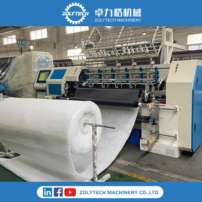 دستگاه لحاف صنعتی ZOLYTECH دستگاه تشک چند سوزنی دستگاه لحاف