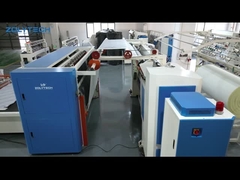 راه حل خط تولید تشک های اتوماسیون - ماشین چند سوزن Quilting + Panel Cutter + Stacker
